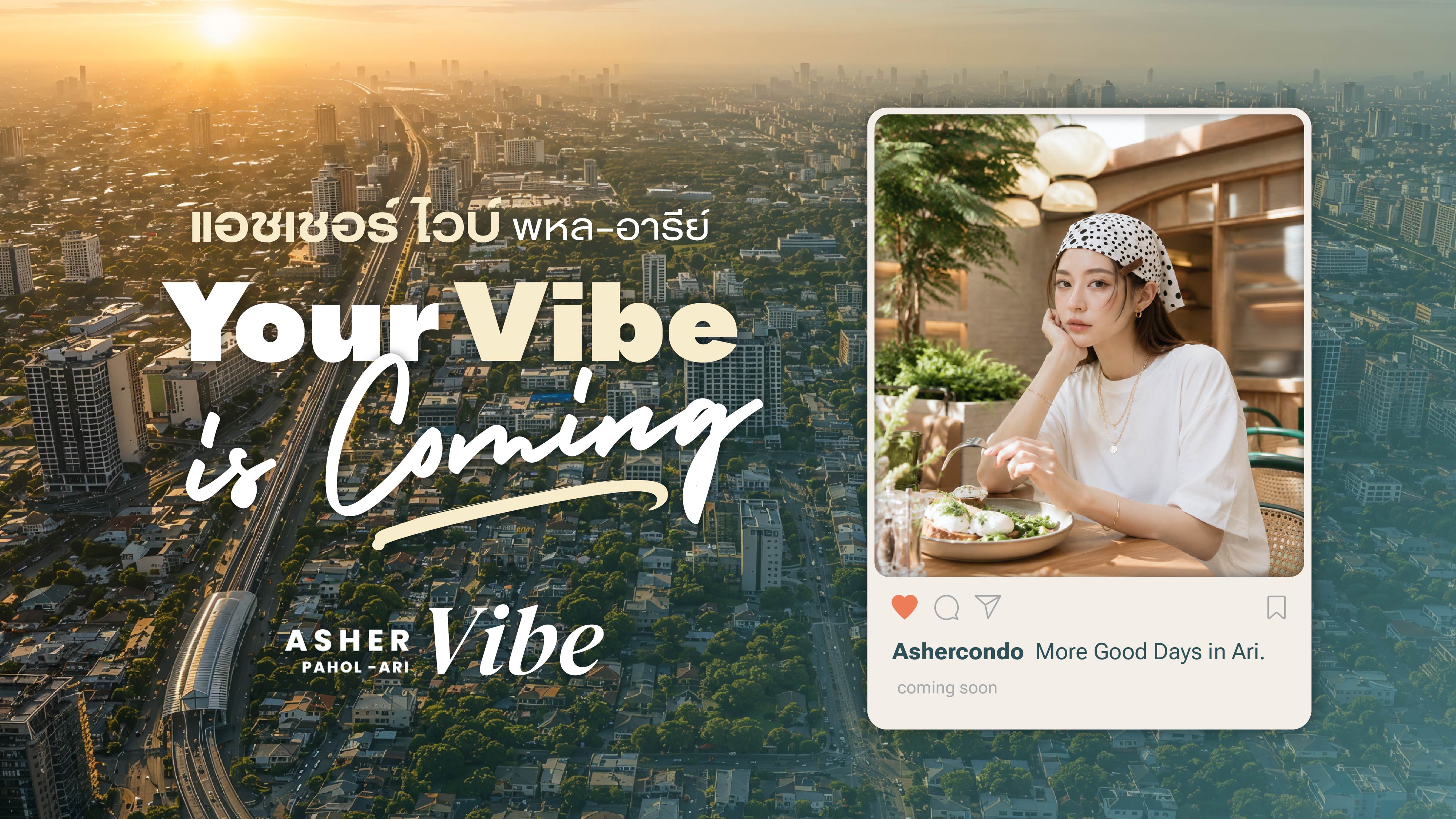 แอชเชอร์ ไวบ์ พหล-อารีย์ — Your Vibe is Coming