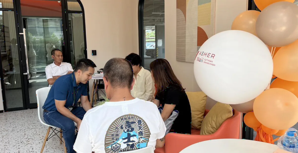 ภาพบรรยากาศวันเปิดอาคาร ASHER Naii